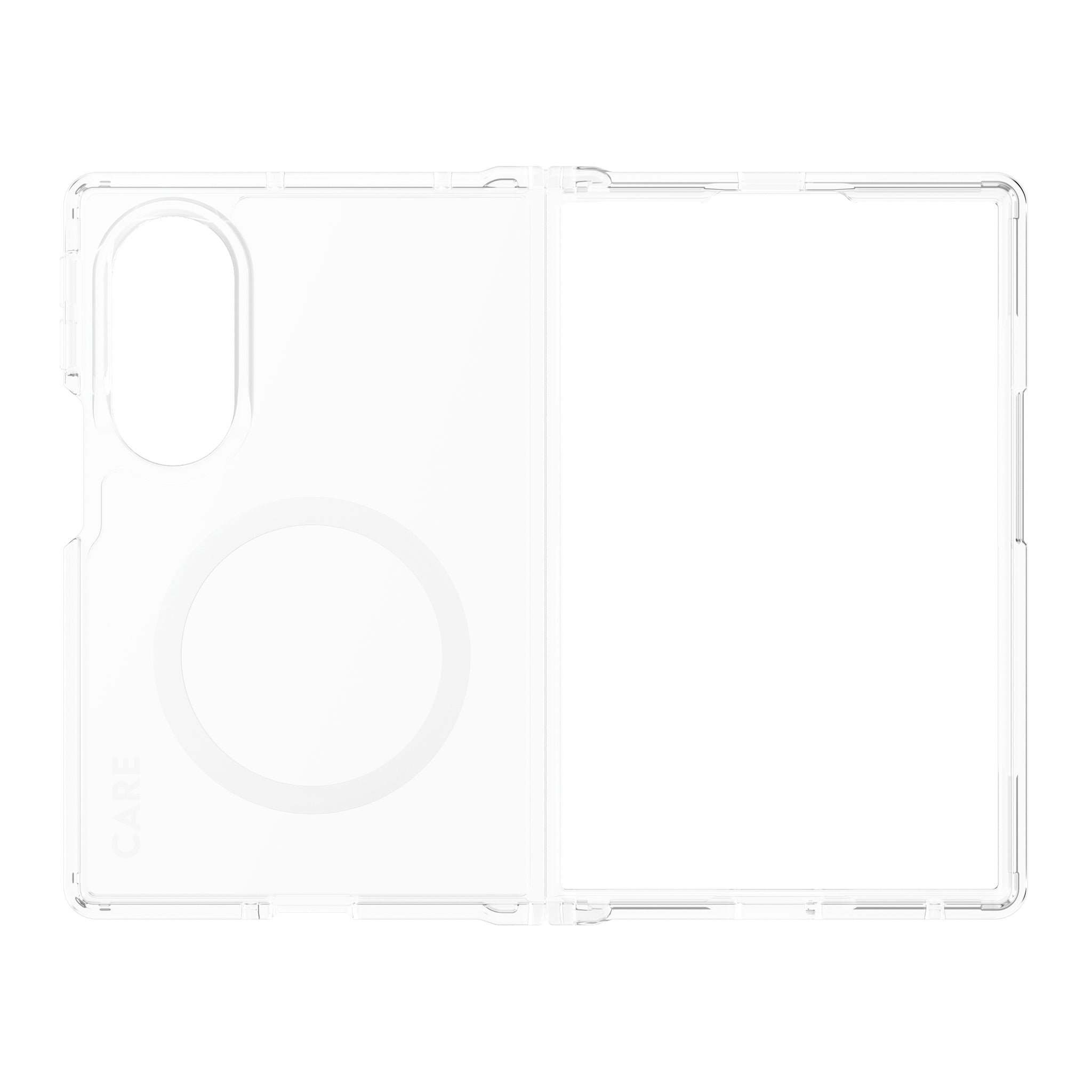 CARE™ by PanzerGlass® Urban Combat Case Transparent w. White Qi Samsung new Fold7
